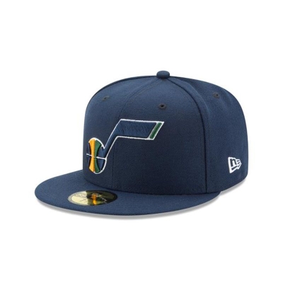 Blue Utah Jazz Hat - New Era NBA Team Color 59FIFTY Fitted Caps USA8530192